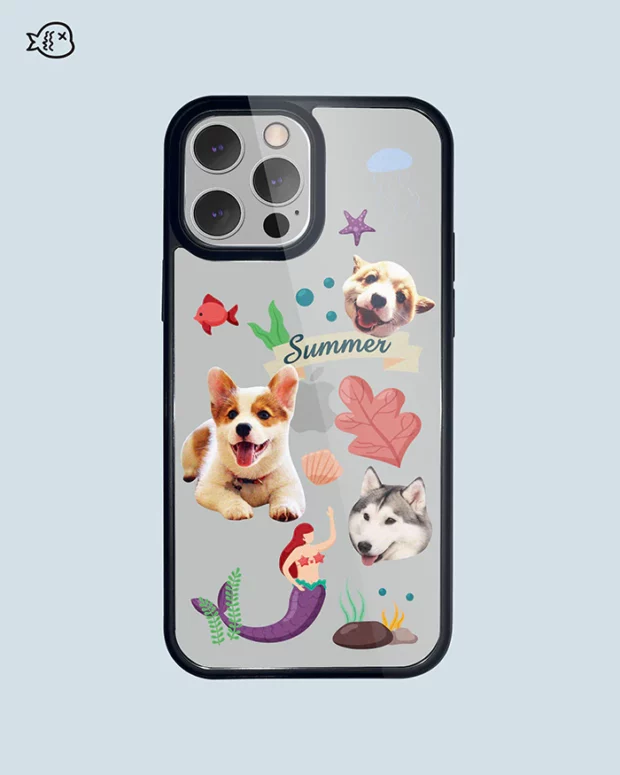 Cute Pet In The Underwater World -Custom Pet Phone Case