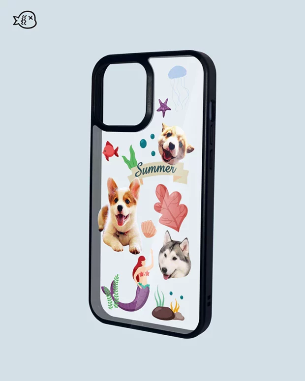 Cute Pet In The Underwater World -Custom Pet Phone Case