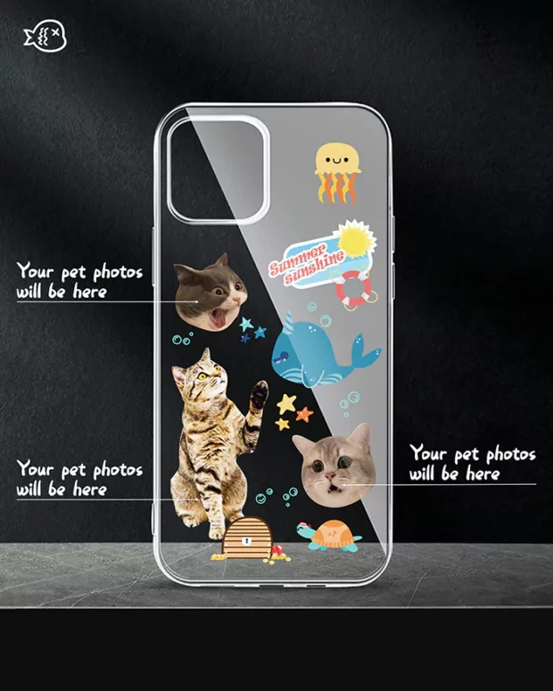 Cute Pets And Marine Animals-Custom Pet Phone Case