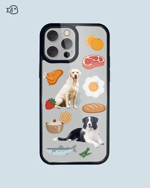 Cute Pets And Delicious Food-Custom Pet Phone Case