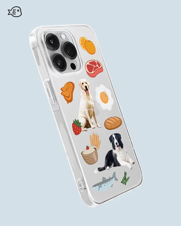 Cute Pets And Delicious Food-Custom Pet Phone Case