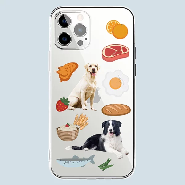 Cute Pets And Delicious Food-Custom Pet Phone Case