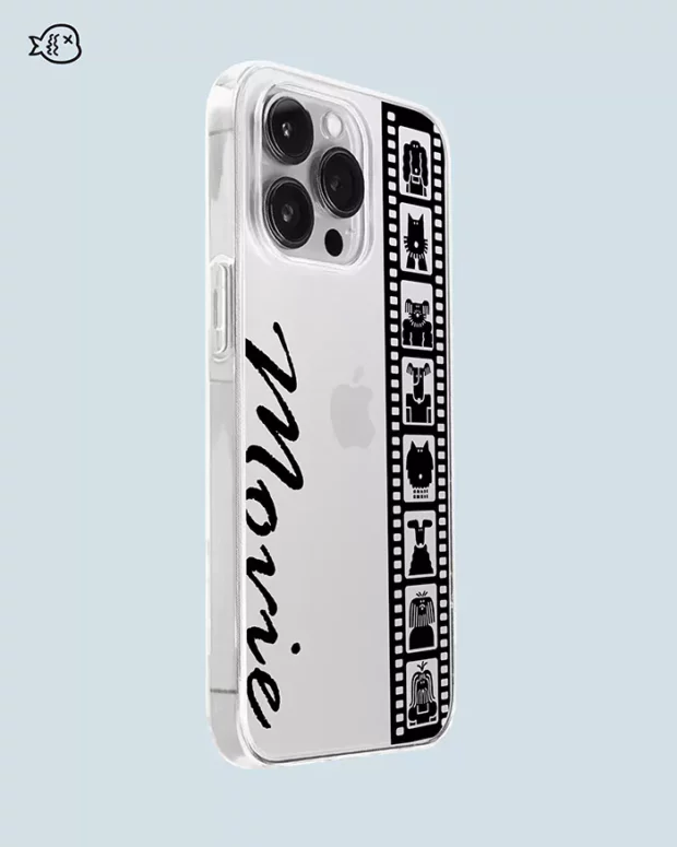 Dog Cartoon Portrait Film Phone Case