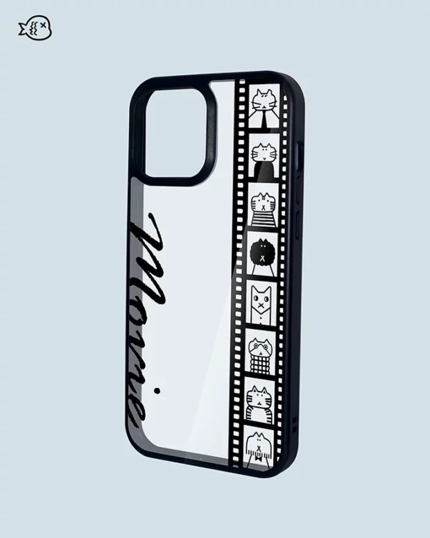 Cat Movie Reel Phone Case