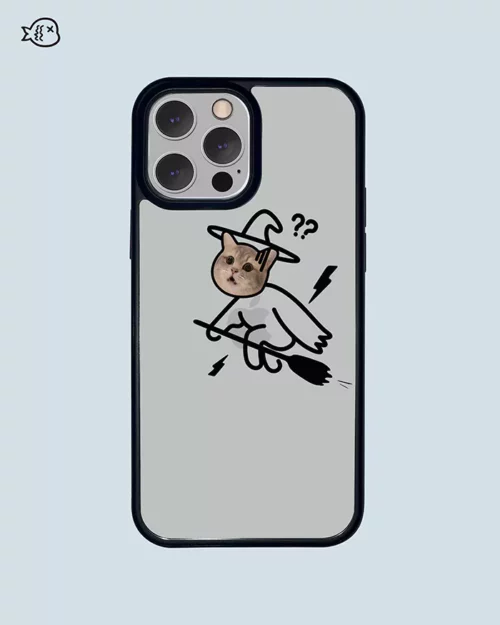 Two Parts Case Funny Pet-Magic Broom | Custom Pet Phone Case