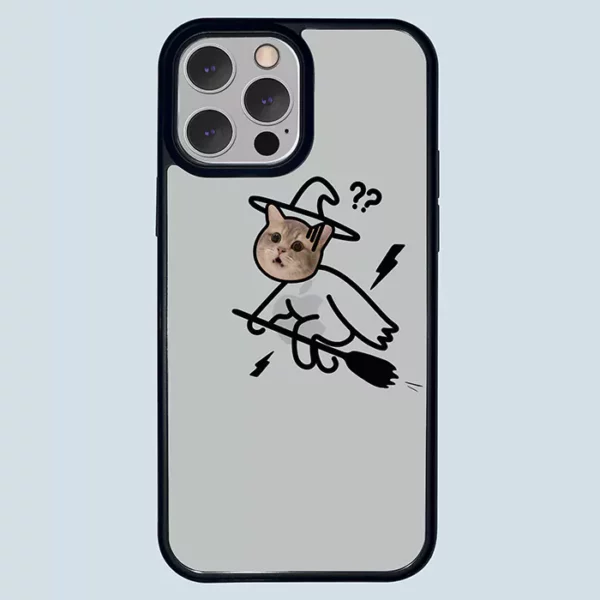Two Parts Case Funny Pet-Magic Broom | Custom Pet Phone Case