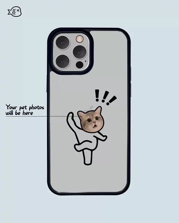 Two Parts Case Funny Pet-Dance Battle | Custom Pet Phone Case