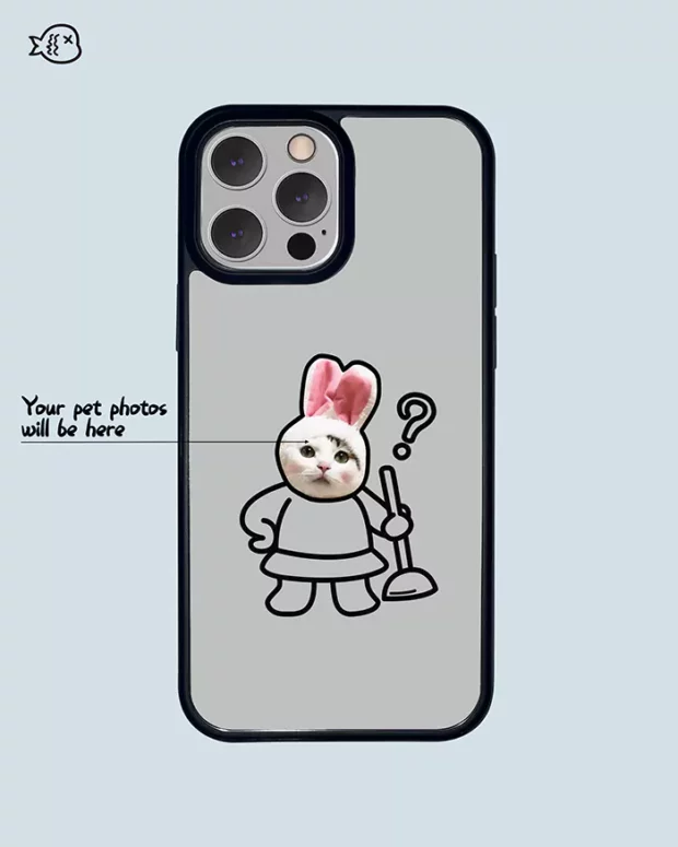 Two Parts Case Funny Pet-Toilet Brush | Custom Pet Phone Case