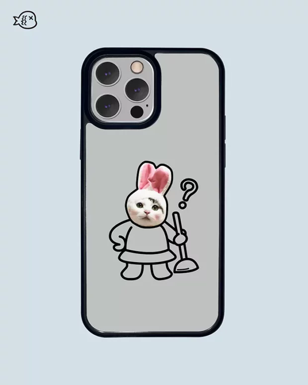 Two Parts Case Funny Pet-Toilet Brush | Custom Pet Phone Case
