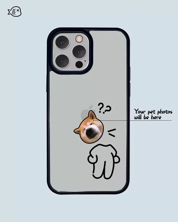 Two Parts Case Funny pet - Be Kicked | Custom Pet Phone Case