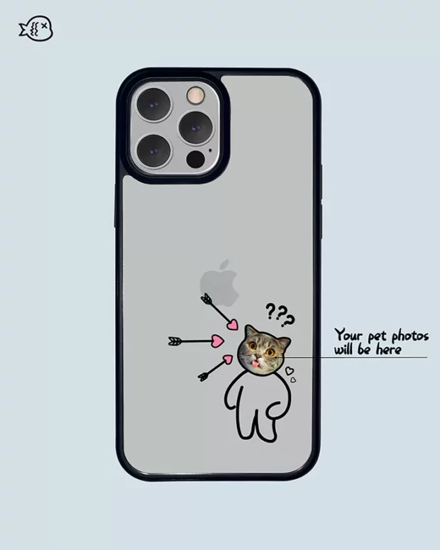Two Parts Case Funny Pet-Receive Love | Custom Pet Phone Case