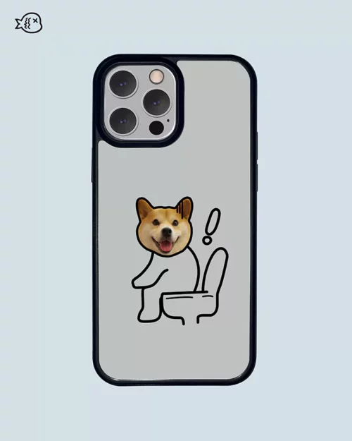 Two Parts Case Funny Pet-Closestool | Custom Pet Phone Case
