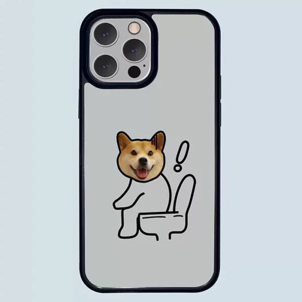 Two Parts Case Funny Pet-Closestool | Custom Pet Phone Case