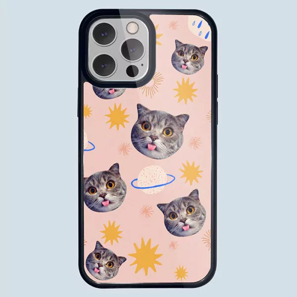 Personalized pet Phone Case in planet pattern | Custom Pet Phone Case