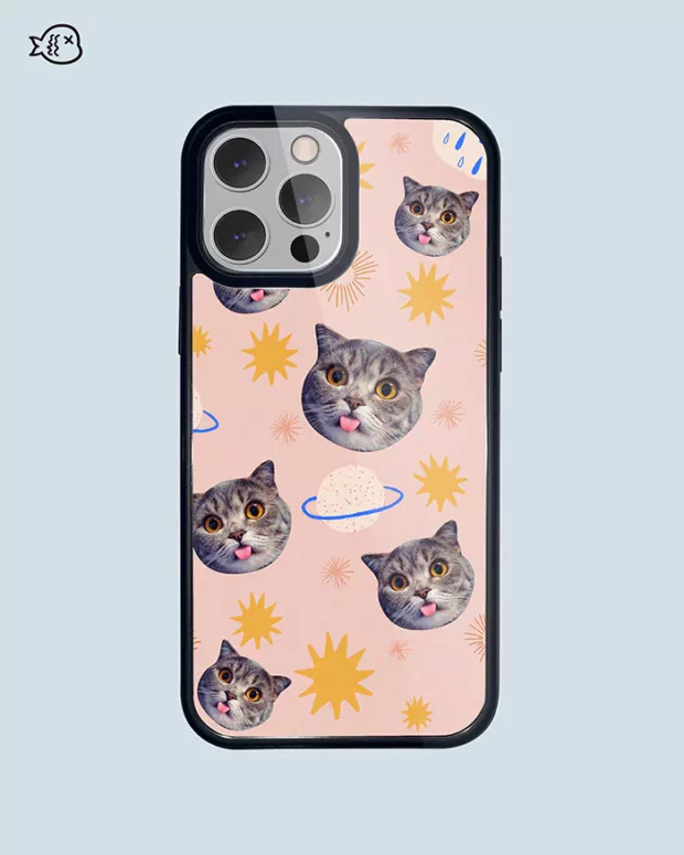 Personalized pet Phone Case in planet pattern | Custom Pet Phone Case
