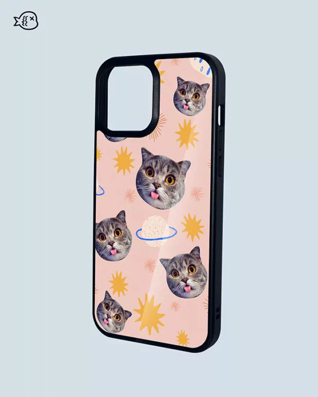 Personalized pet Phone Case in planet pattern | Custom Pet Phone Case